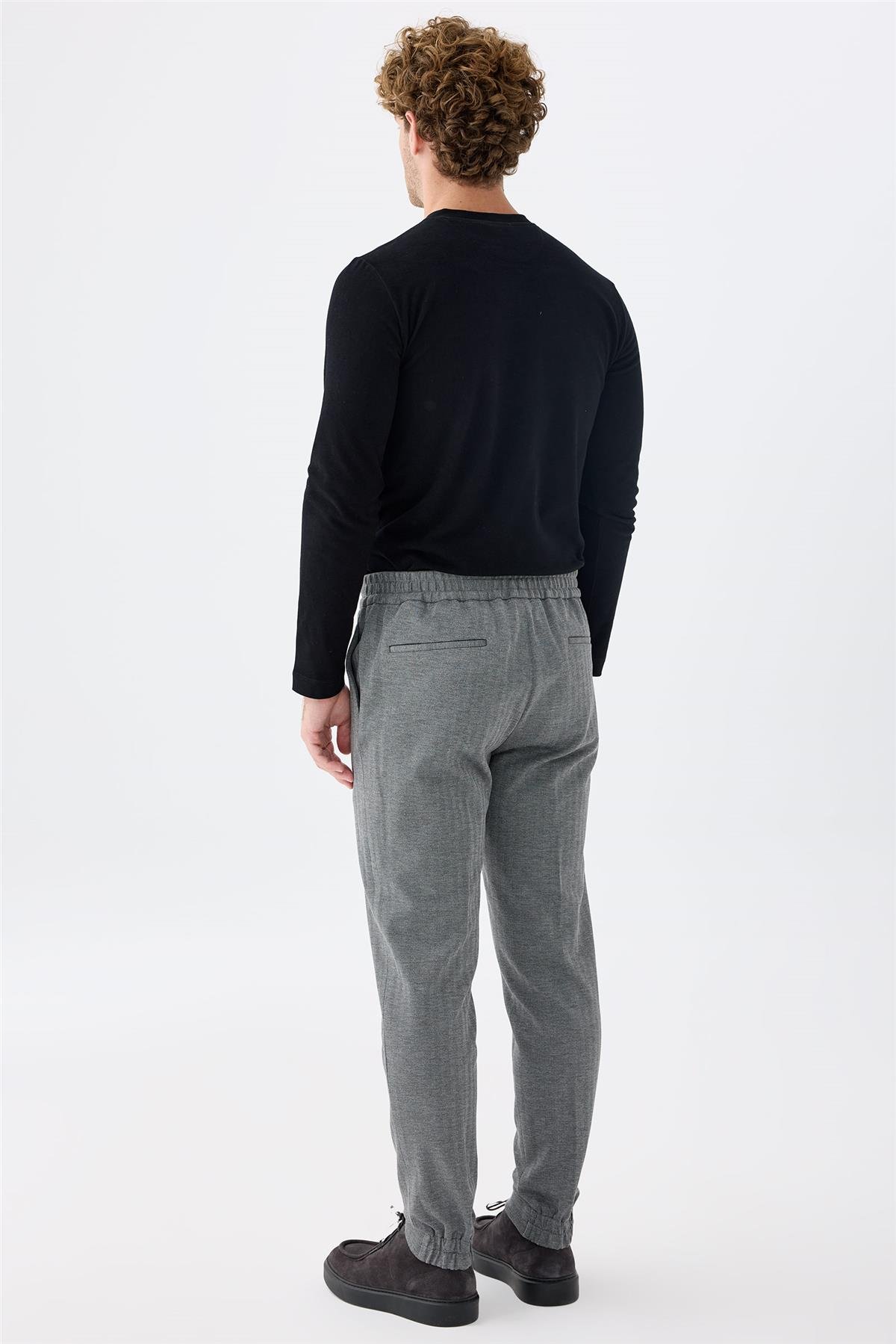 Gri Running Spor Takım Elbise 