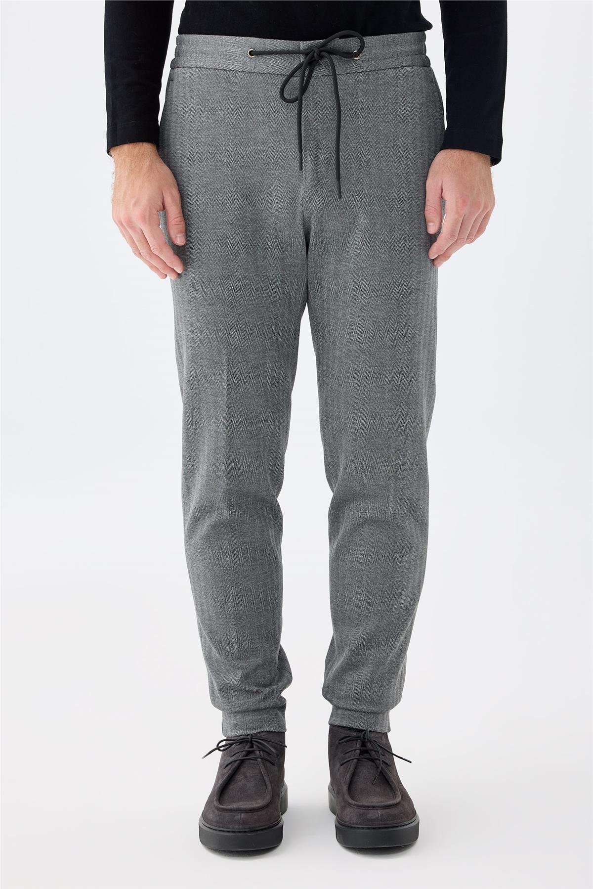 Gri Running Spor Takım Elbise 