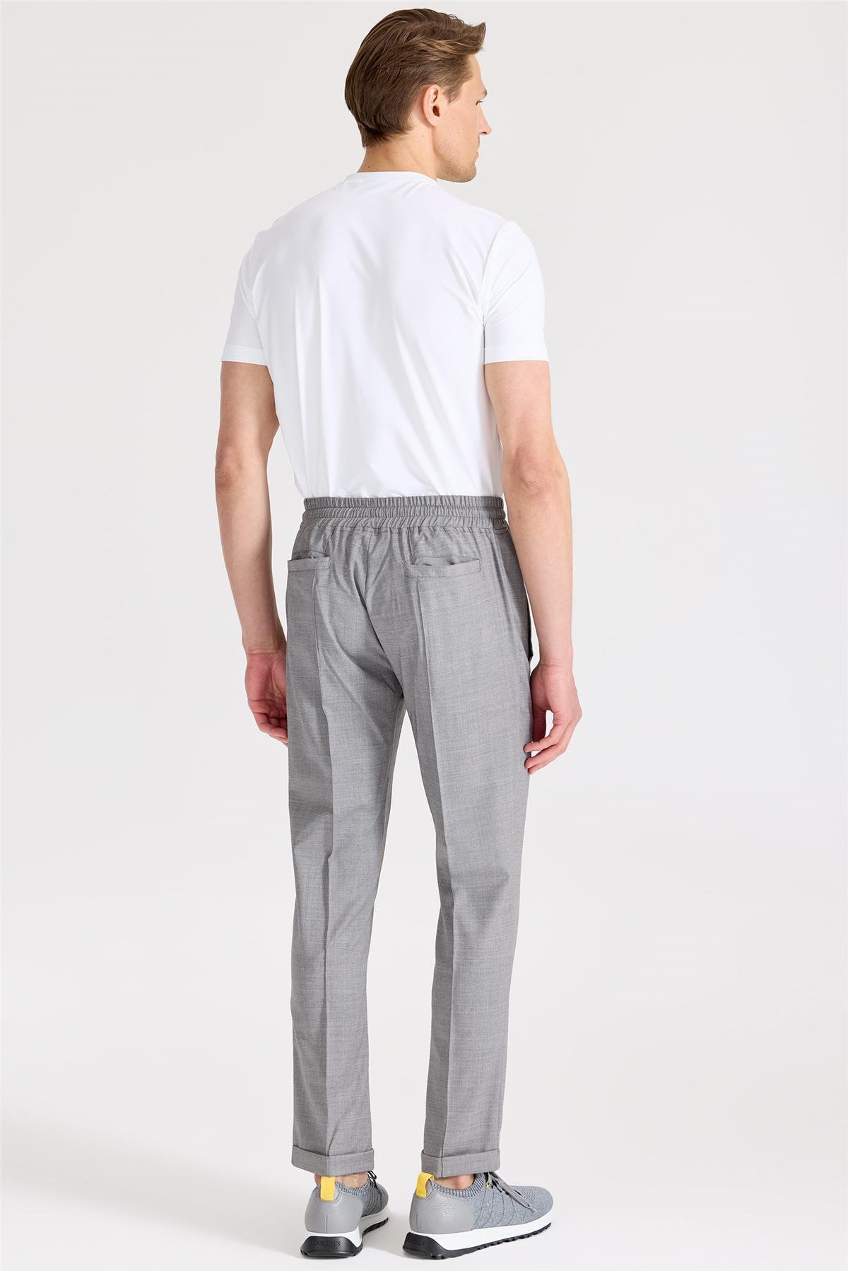 Gri Yün Spor Pantolon