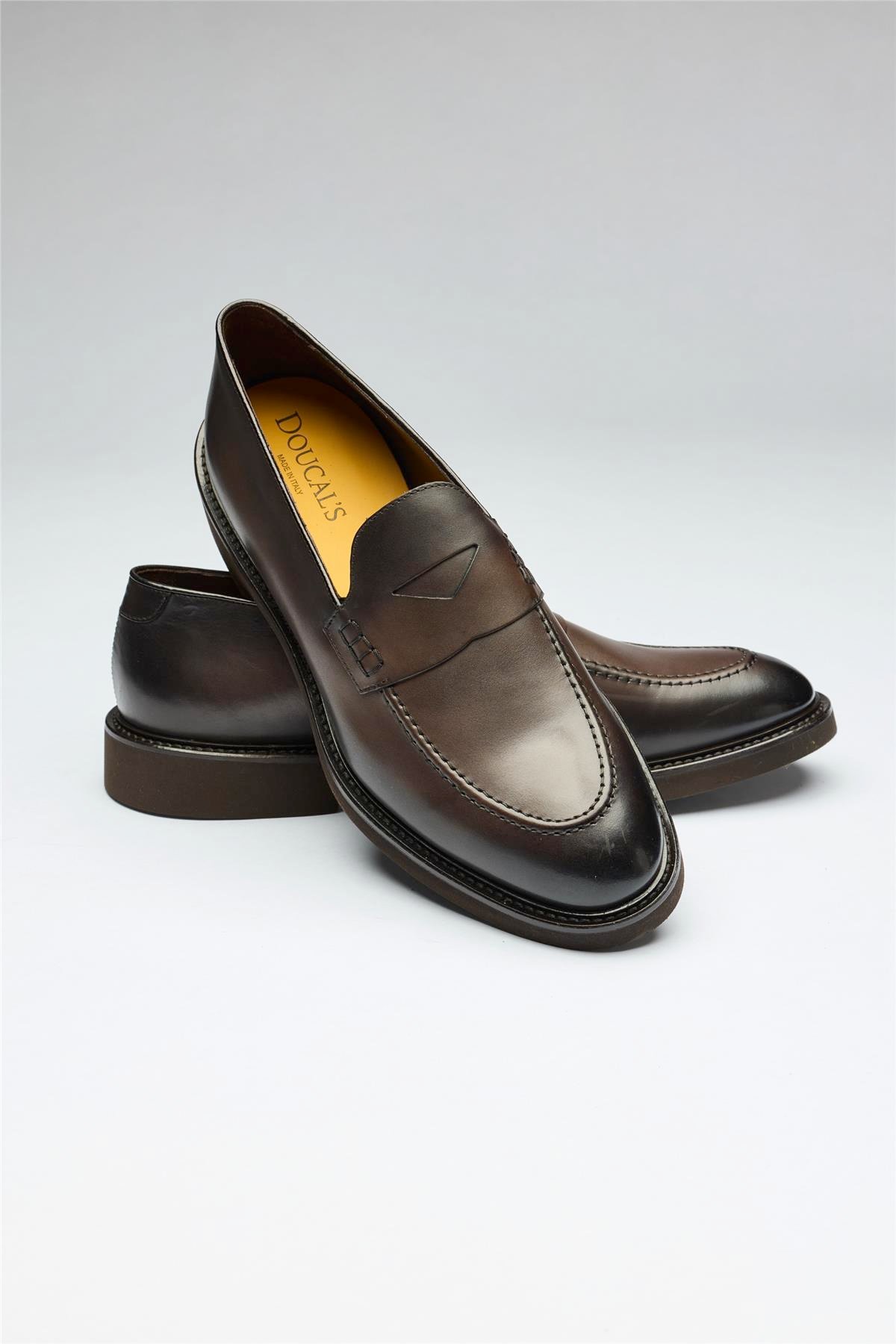 Kahverengi Deri Loafer