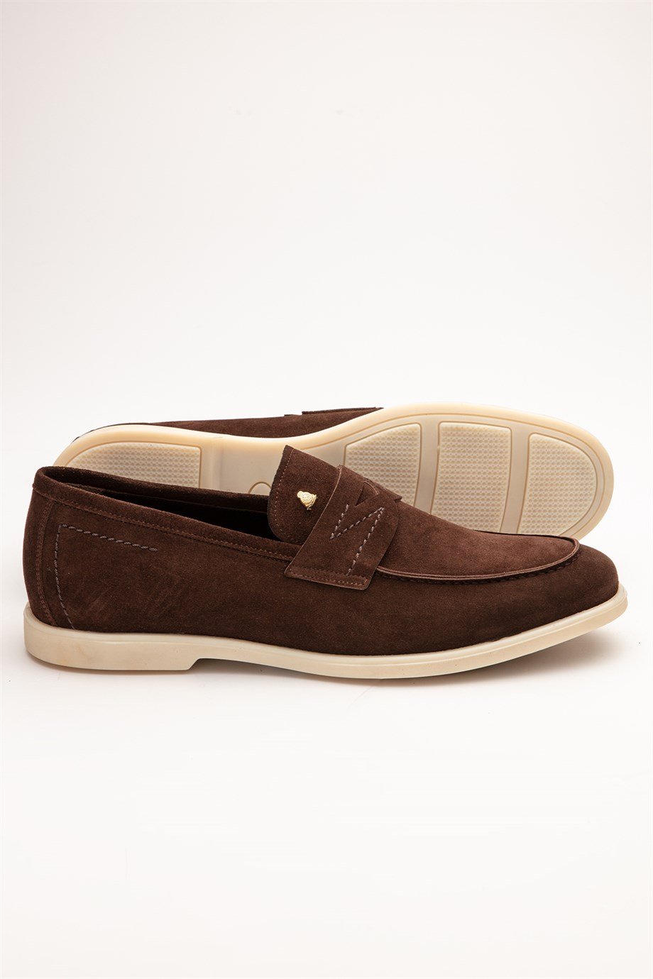 Kahverengi Erkek Süed Loafer
