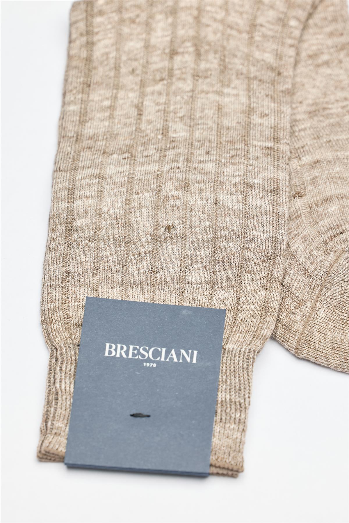 Kahverengi Keten Çorap