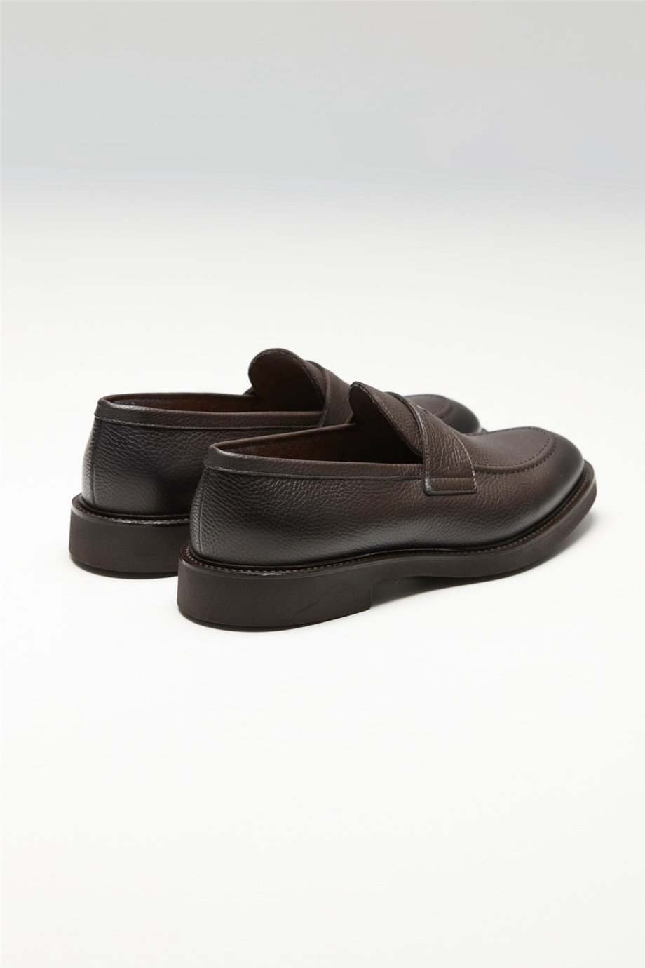 Kahverengi Makosen Erkek Deri Ayakkabı