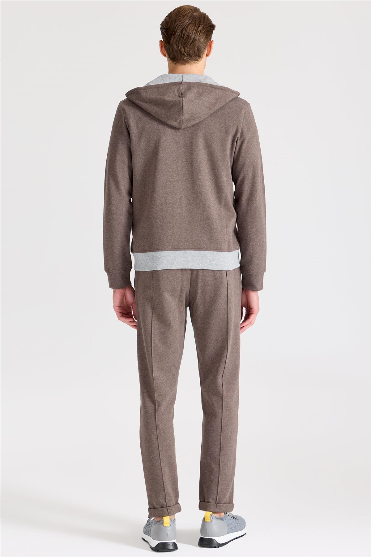 Kahverengi Pamuk Eşofman Takımı