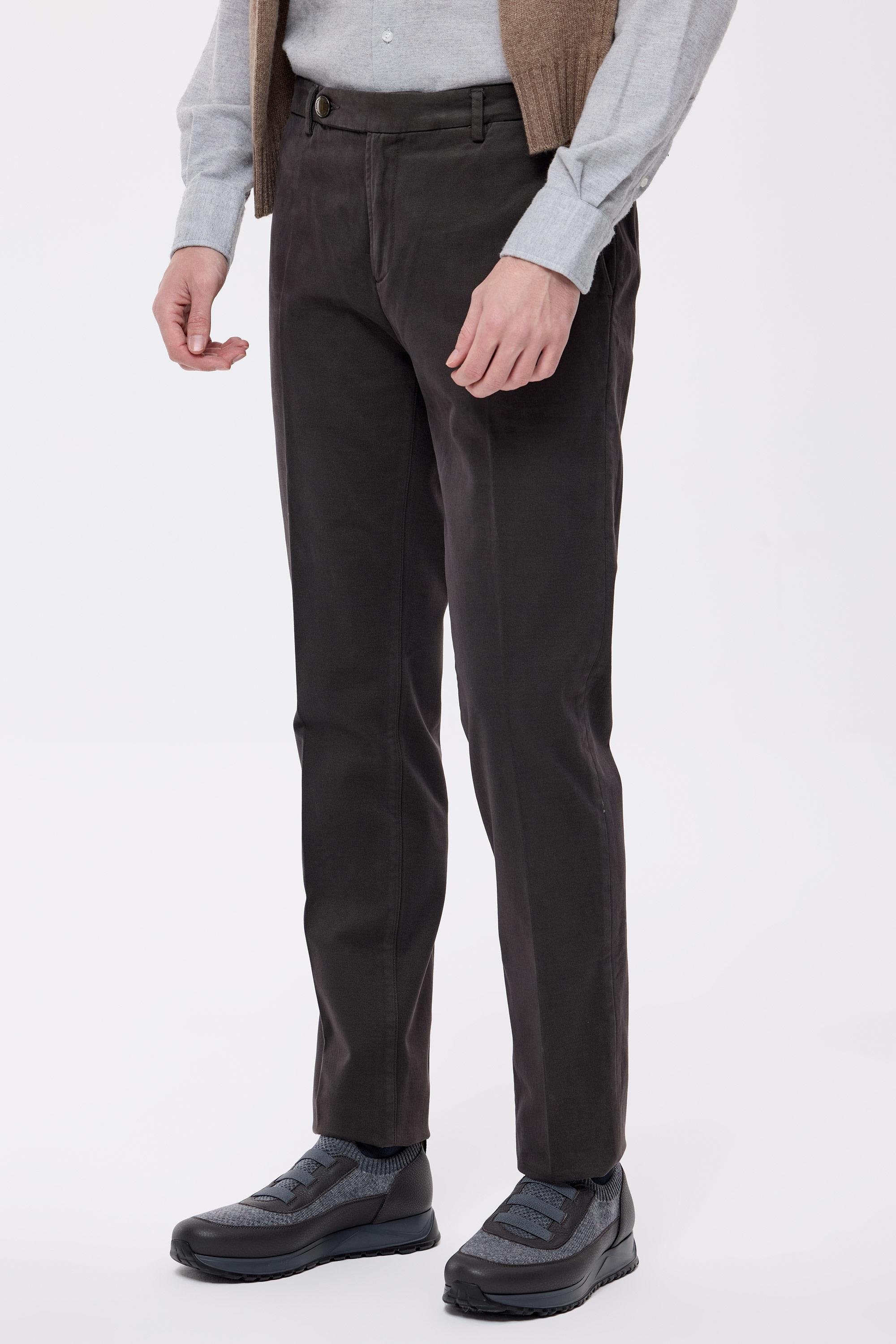 Kahverengi Pamuk Kaşmir Chino Pantolon