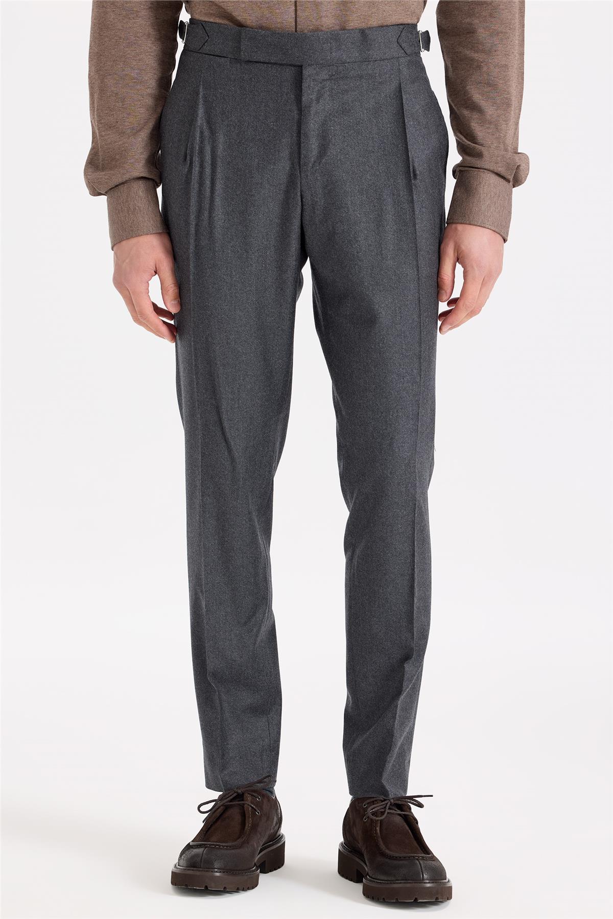 Kahverengi Pamuk Kaşmir Gömlek