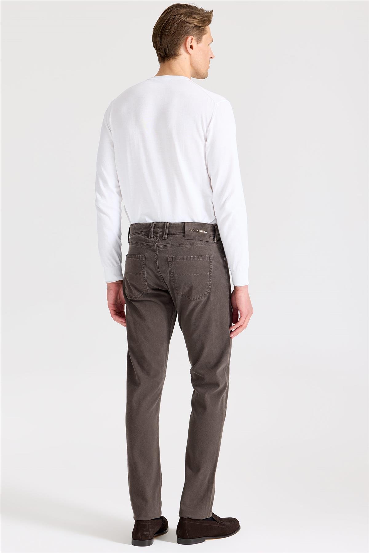 Kahverengi Pamuk Pantolon