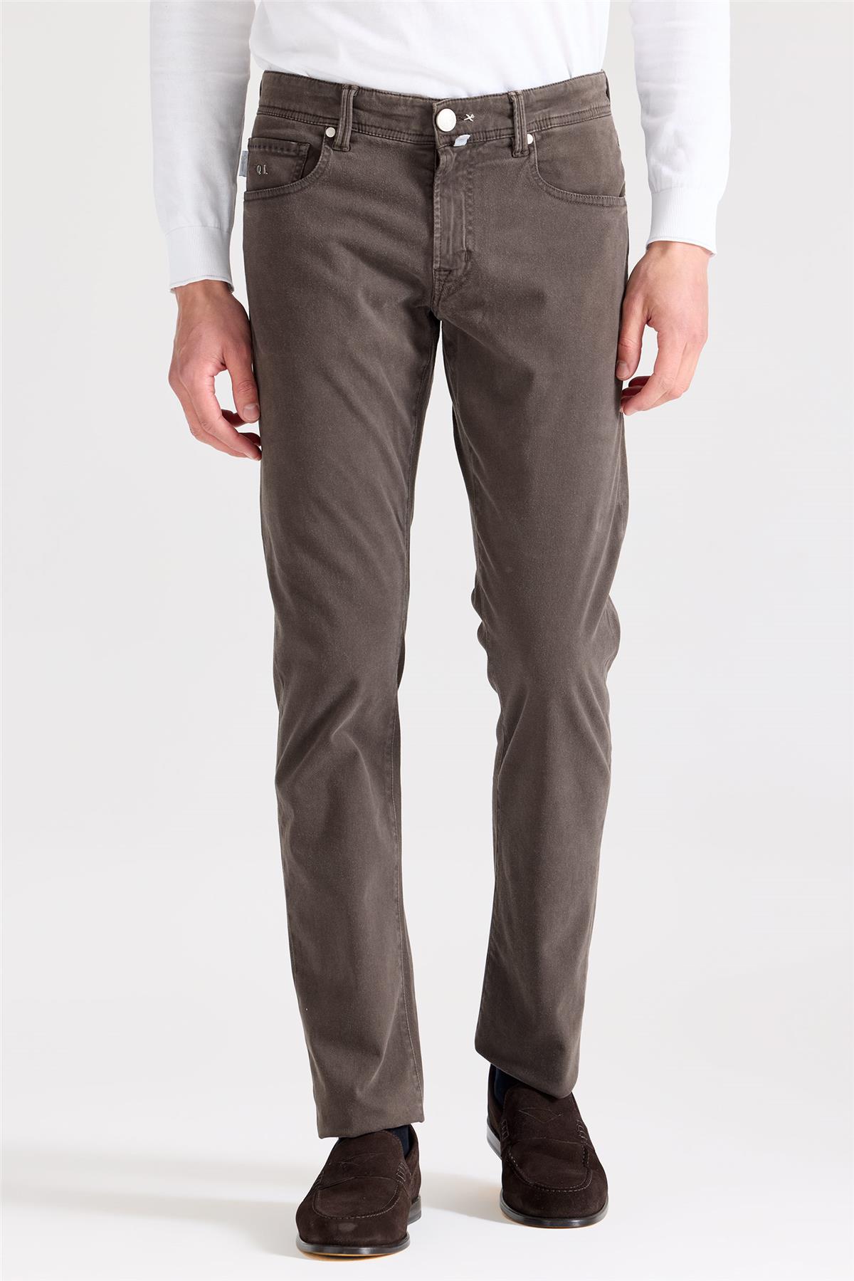 Kahverengi Pamuk Pantolon