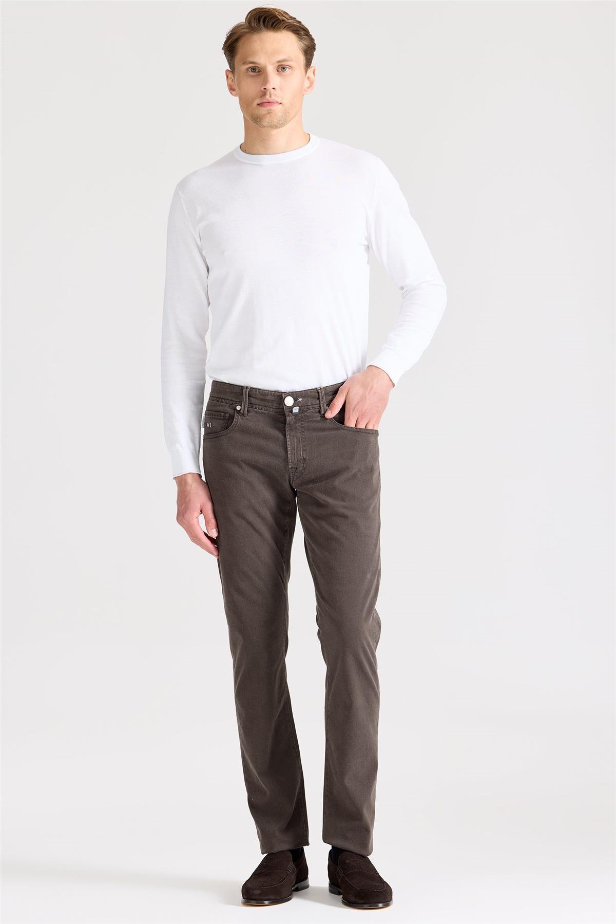 Kahverengi Pamuk Pantolon