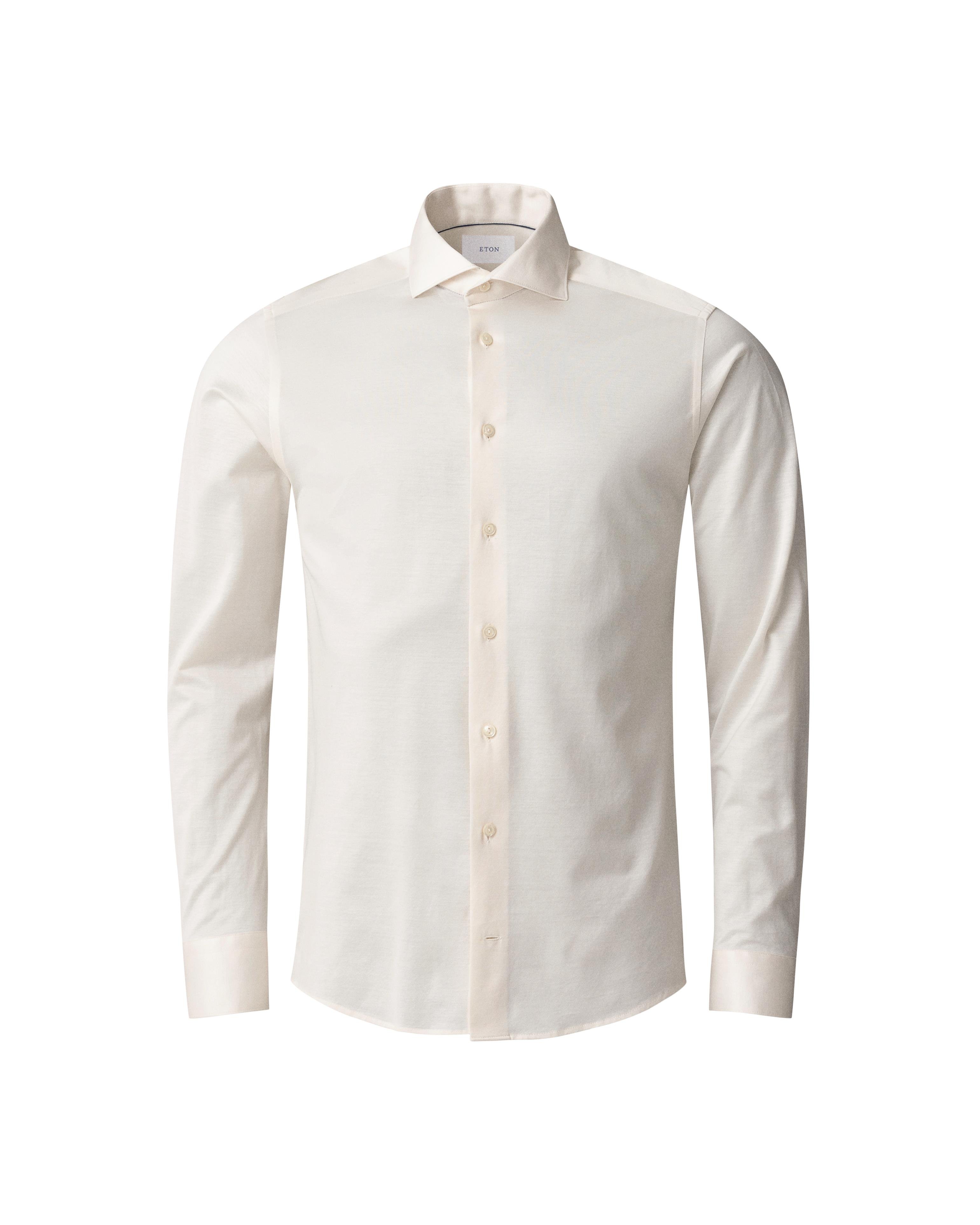 Kırık Beyaz Contemporary Filo Di Scozia Gömlek