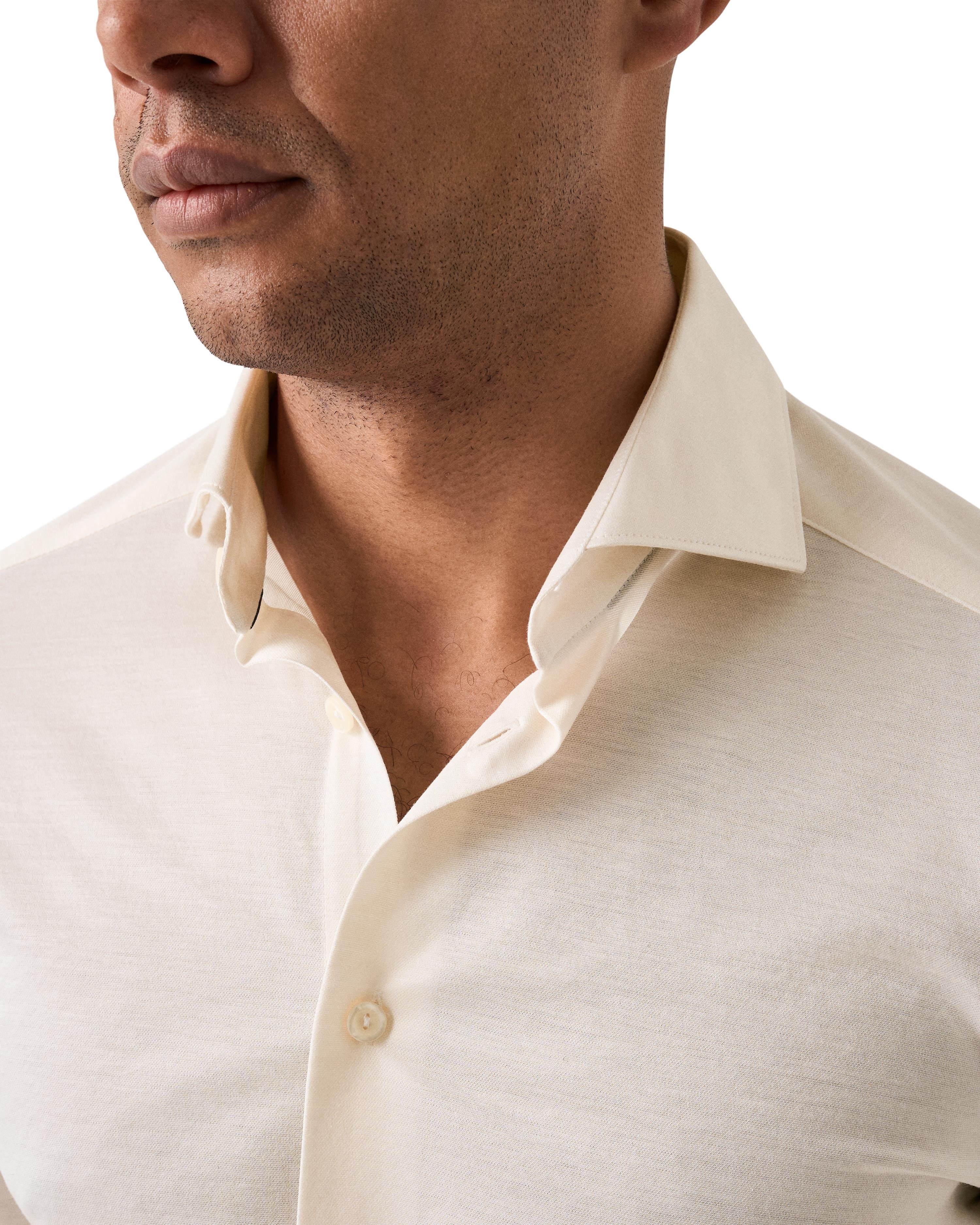 Kırık Beyaz Filo Di Scozia Gömlek 