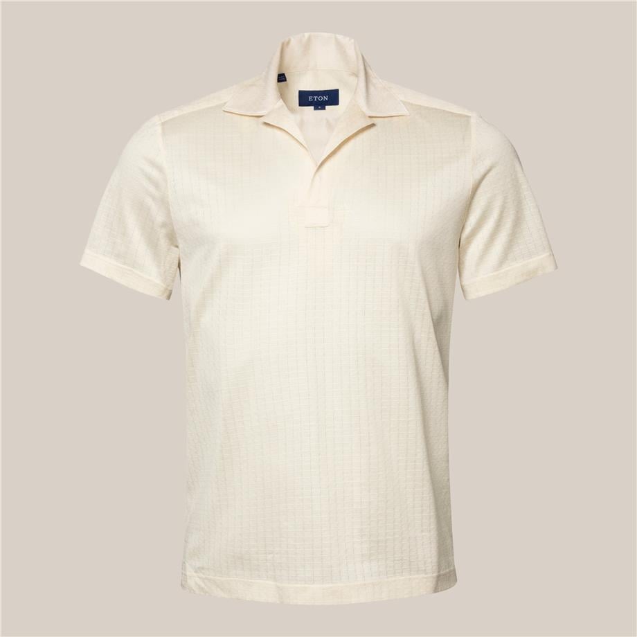 Kırık Beyaz Filo Di Scozia Polo Gömlek