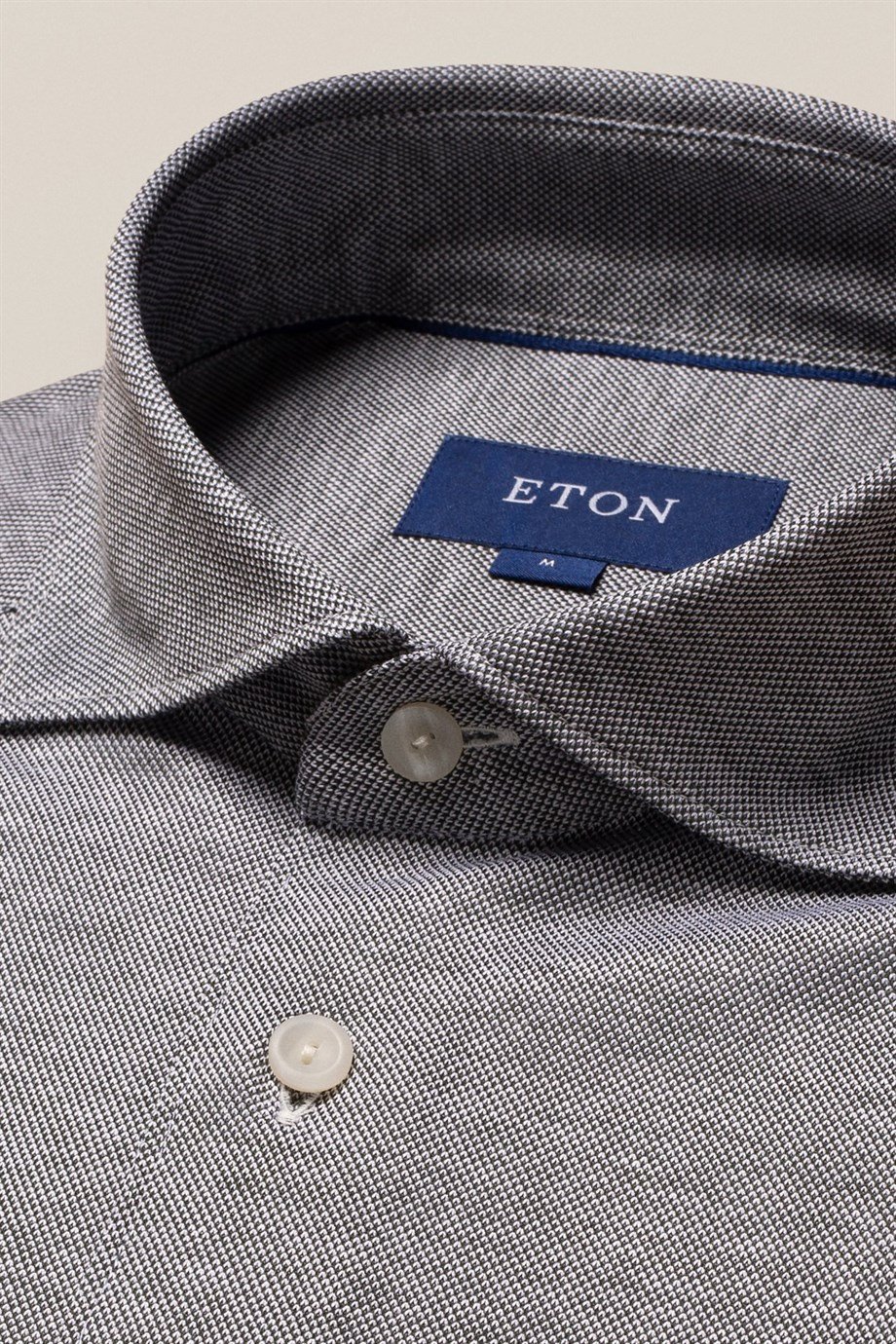 Koyu Gri Pique Gömlek