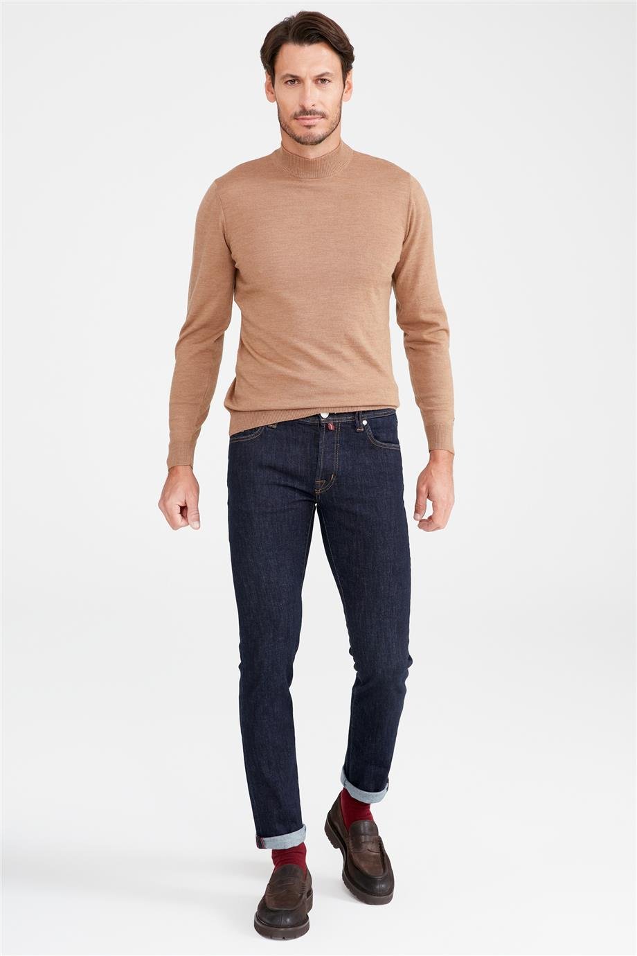 Koyu Mavi Denim Pantolon