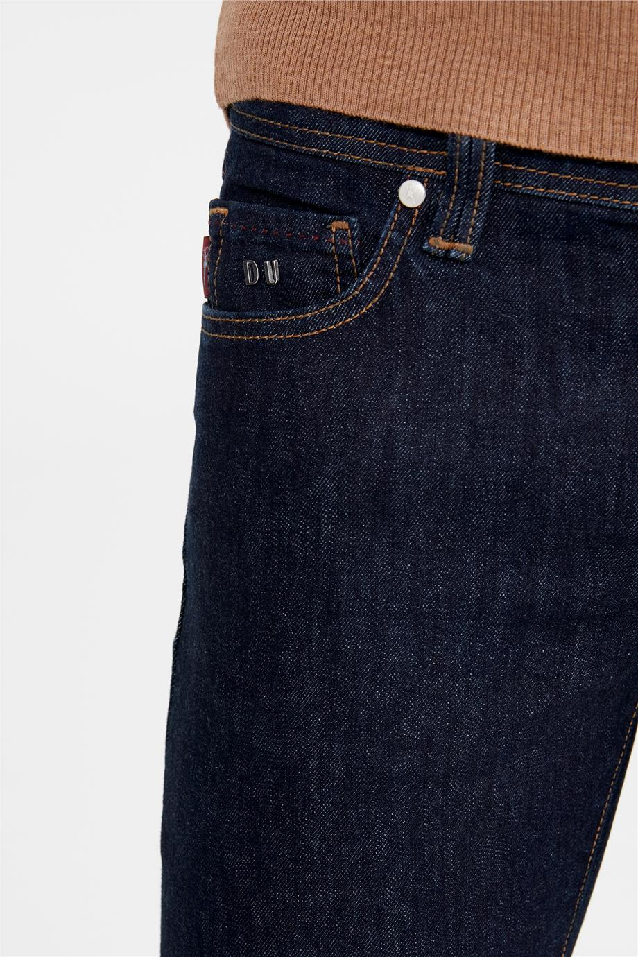 Koyu Mavi Denim Pantolon