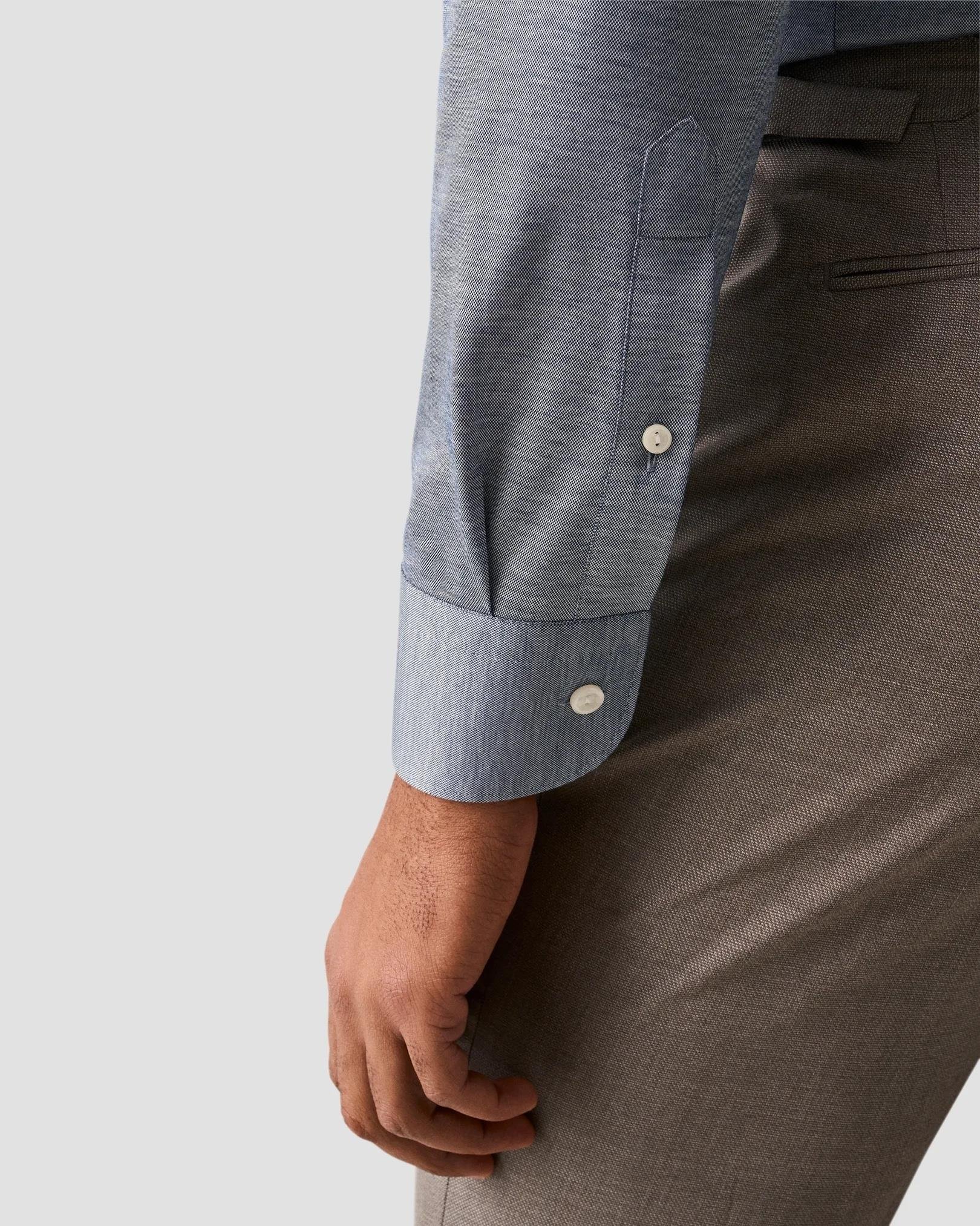 Koyu Mavi Filo Di Scozia Gömlek 