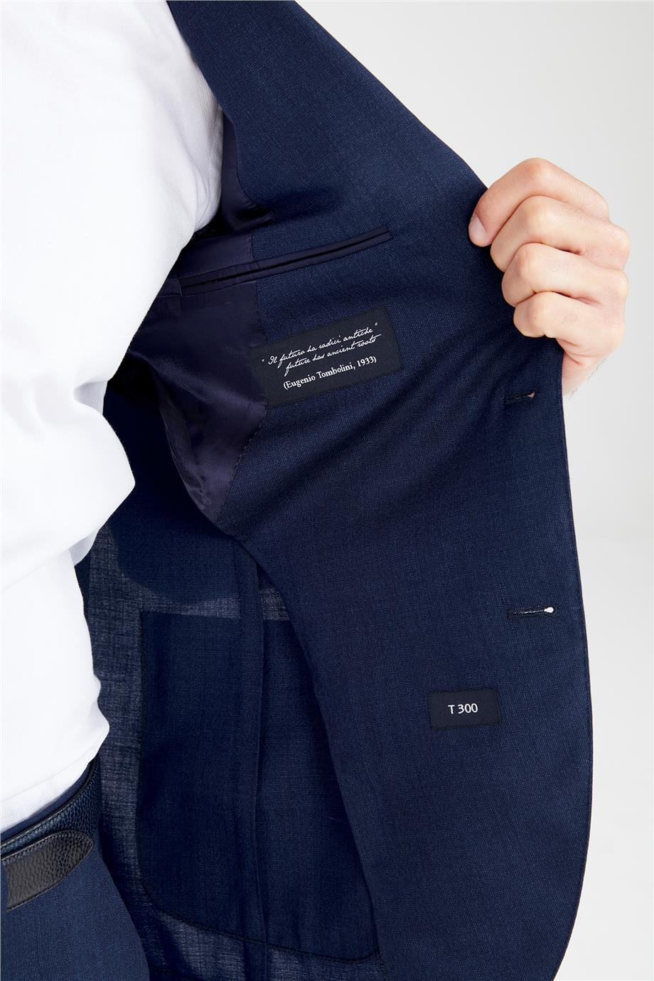 Koyu Mavi Yün Takım Elibse