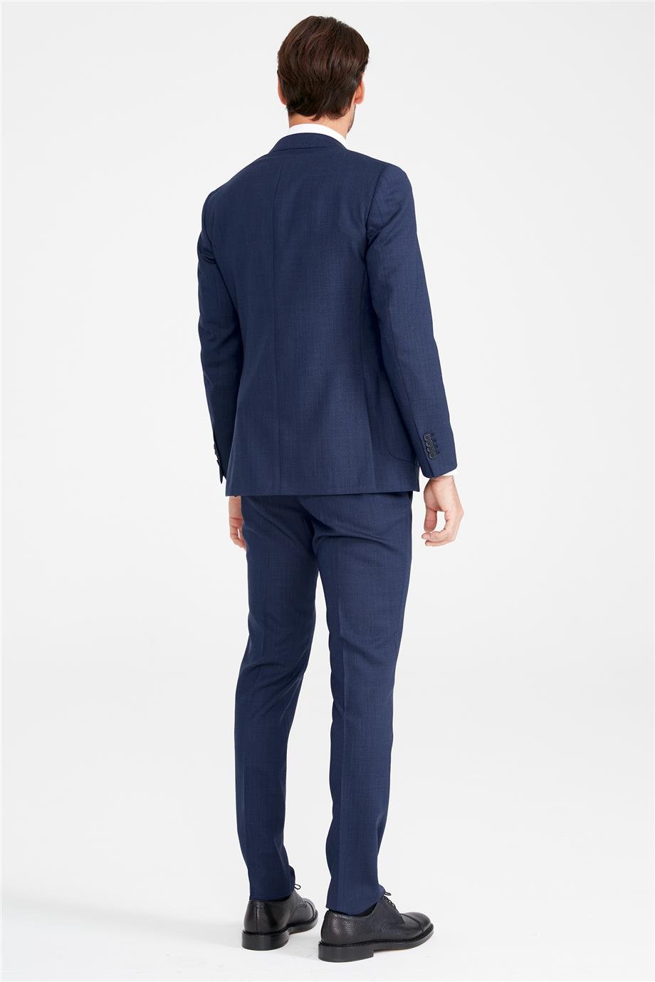 Koyu Mavi Yün Takım Elibse