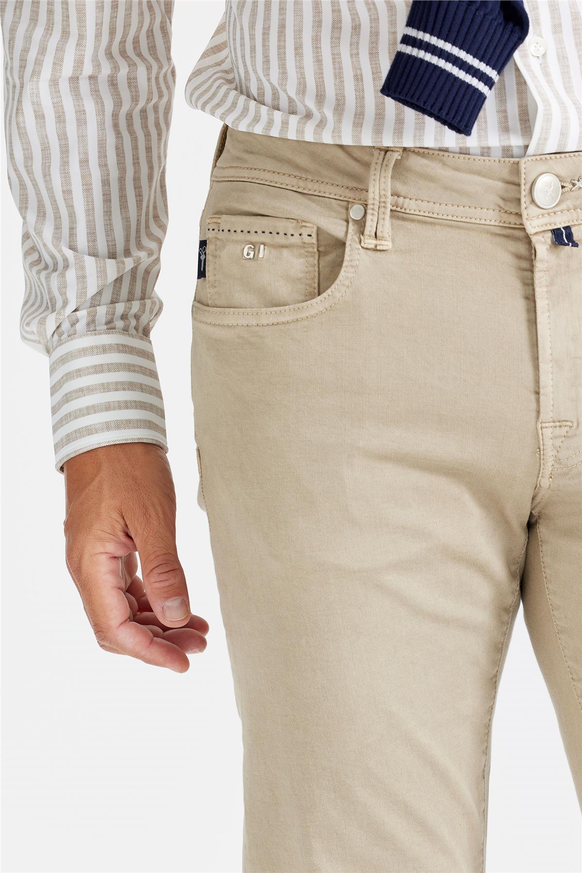 Kum Beji 5 Cep Chino Pantolon 