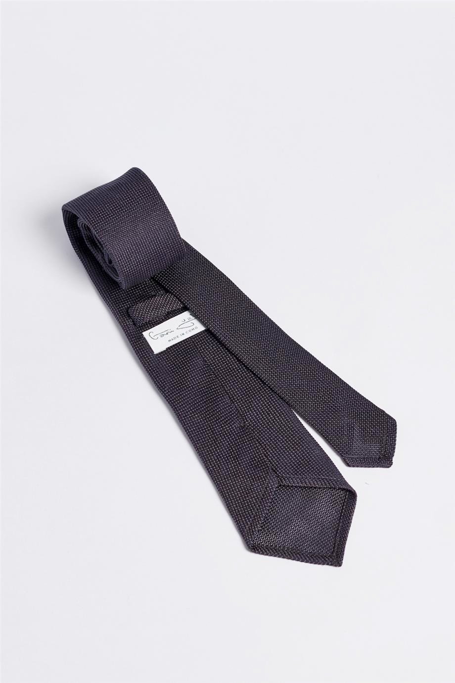 Lacivert Astarsız İpek Kravat