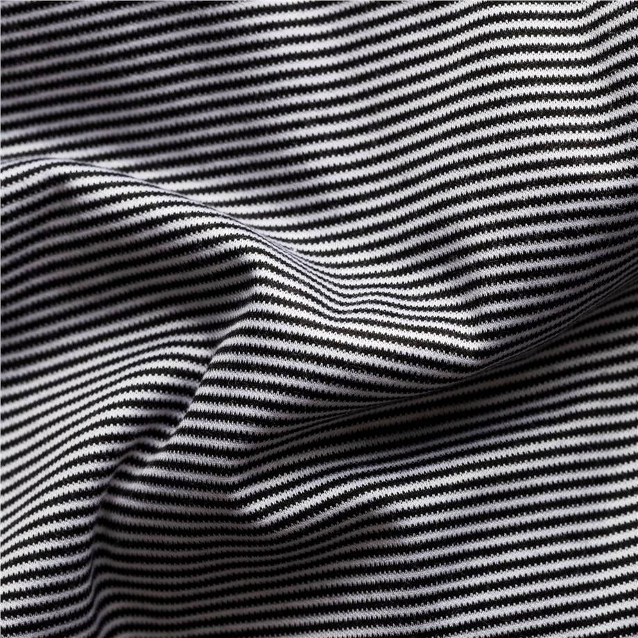 Lacivert Çizgili Filo di Scozia T-shirt