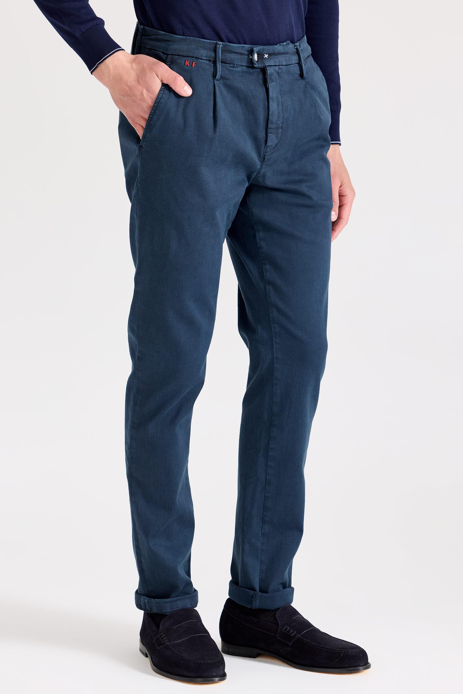 Lacivert Pamuk Chino Pantolon