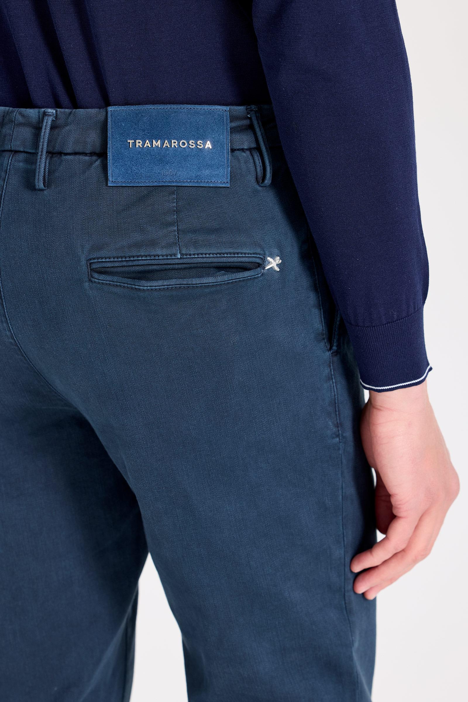 Lacivert Pamuk Chino Pantolon