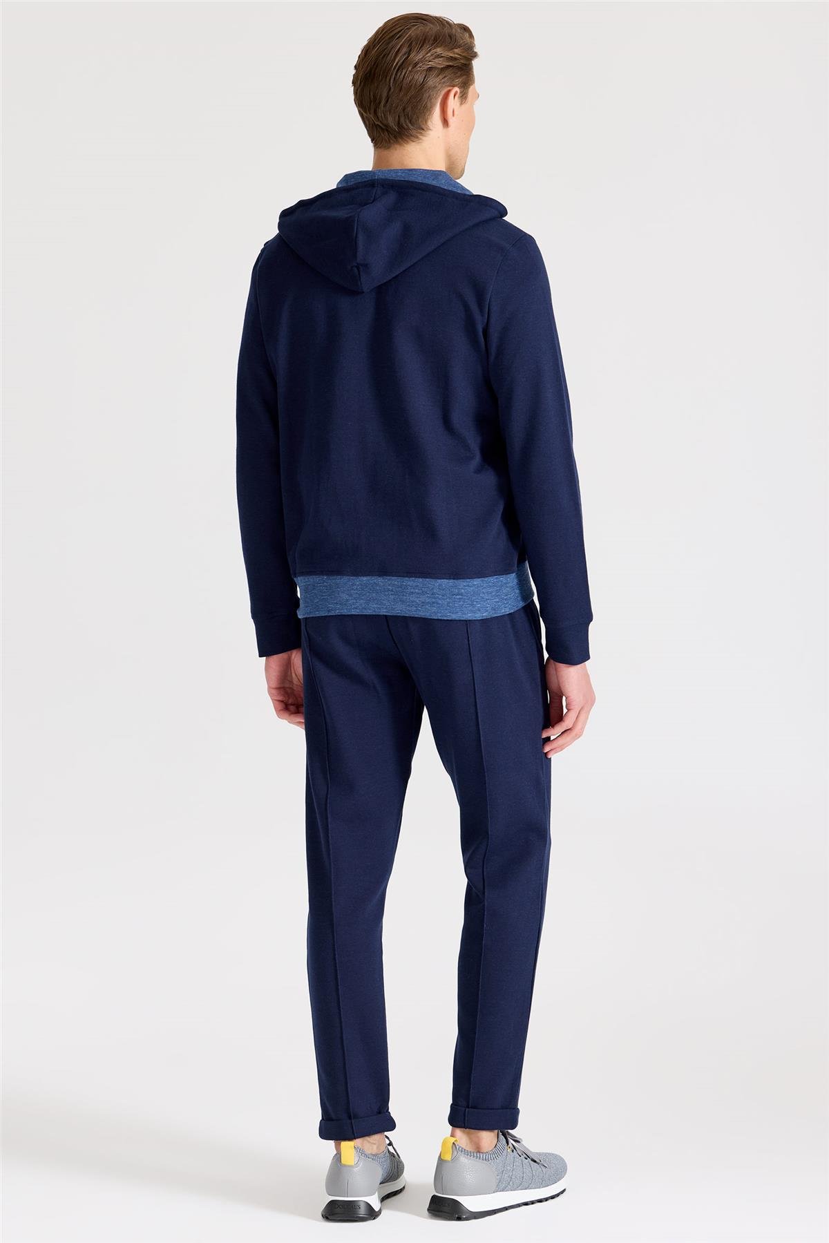 Lacivert Pamuk Eşofman Takımı