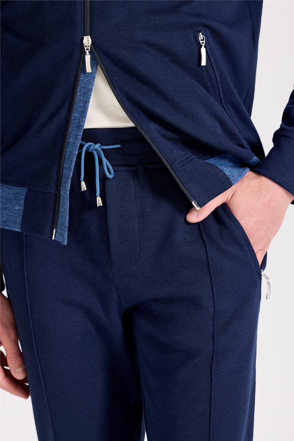 Lacivert Pamuk Eşofman Takımı