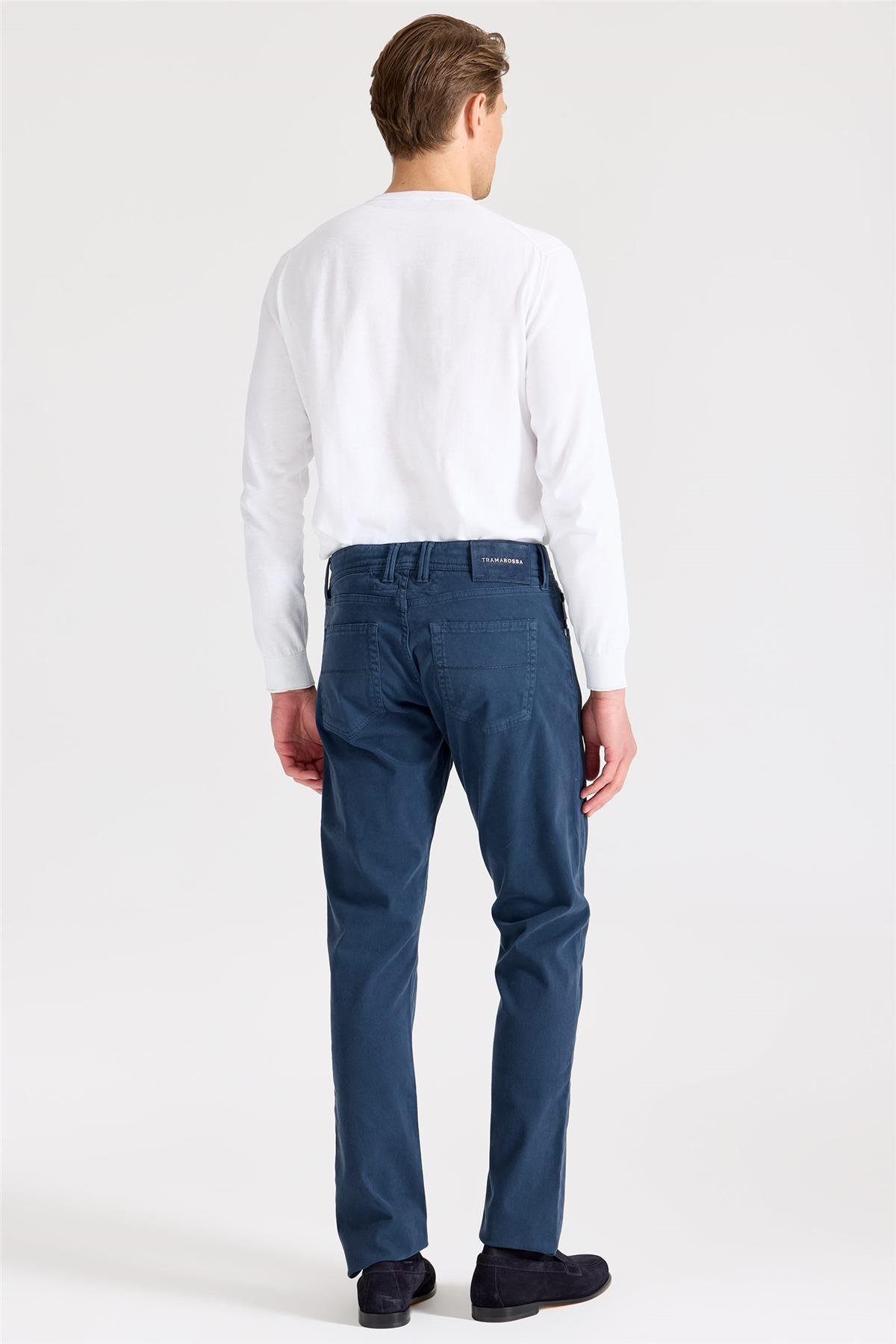 Lacivert Pamuk Pantolon