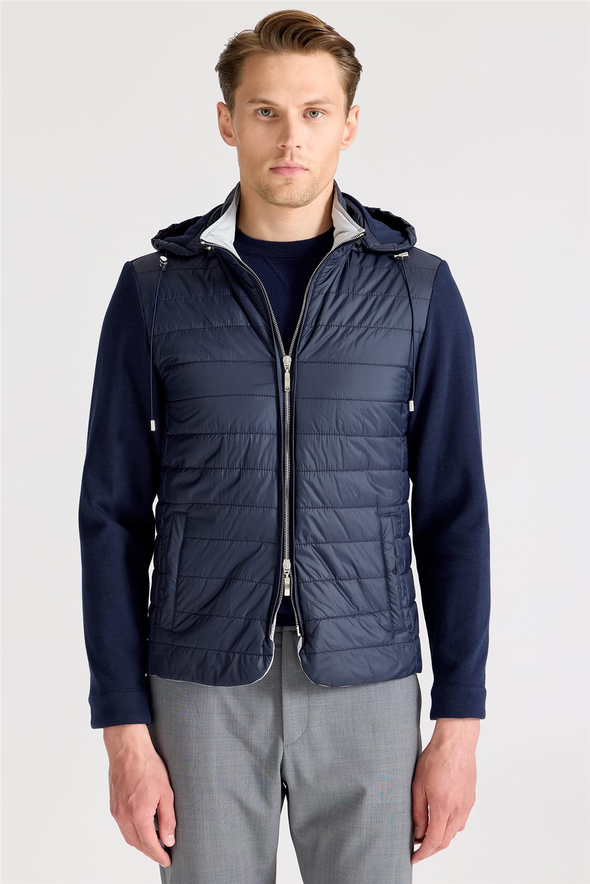 Lacivert Pamuk Spor Mont