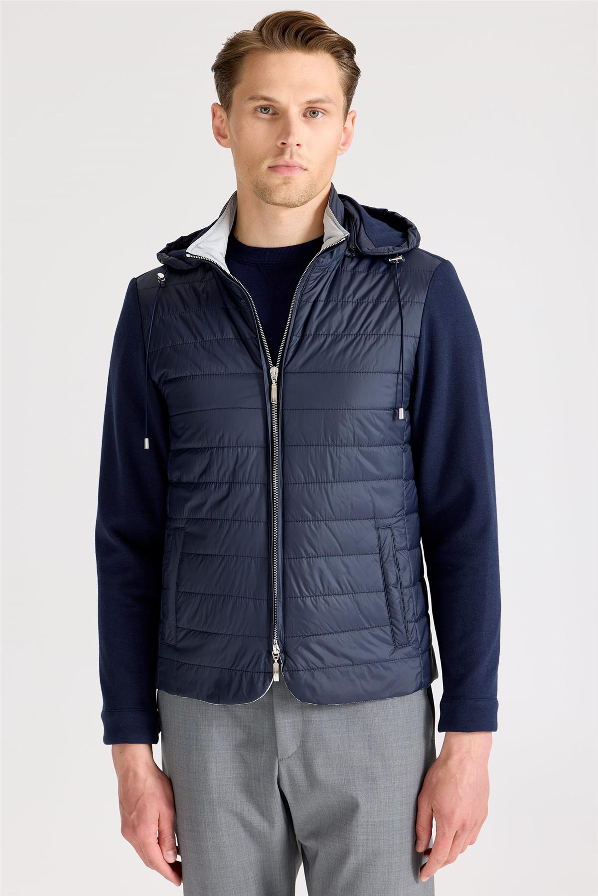 Lacivert Pamuk Spor Mont