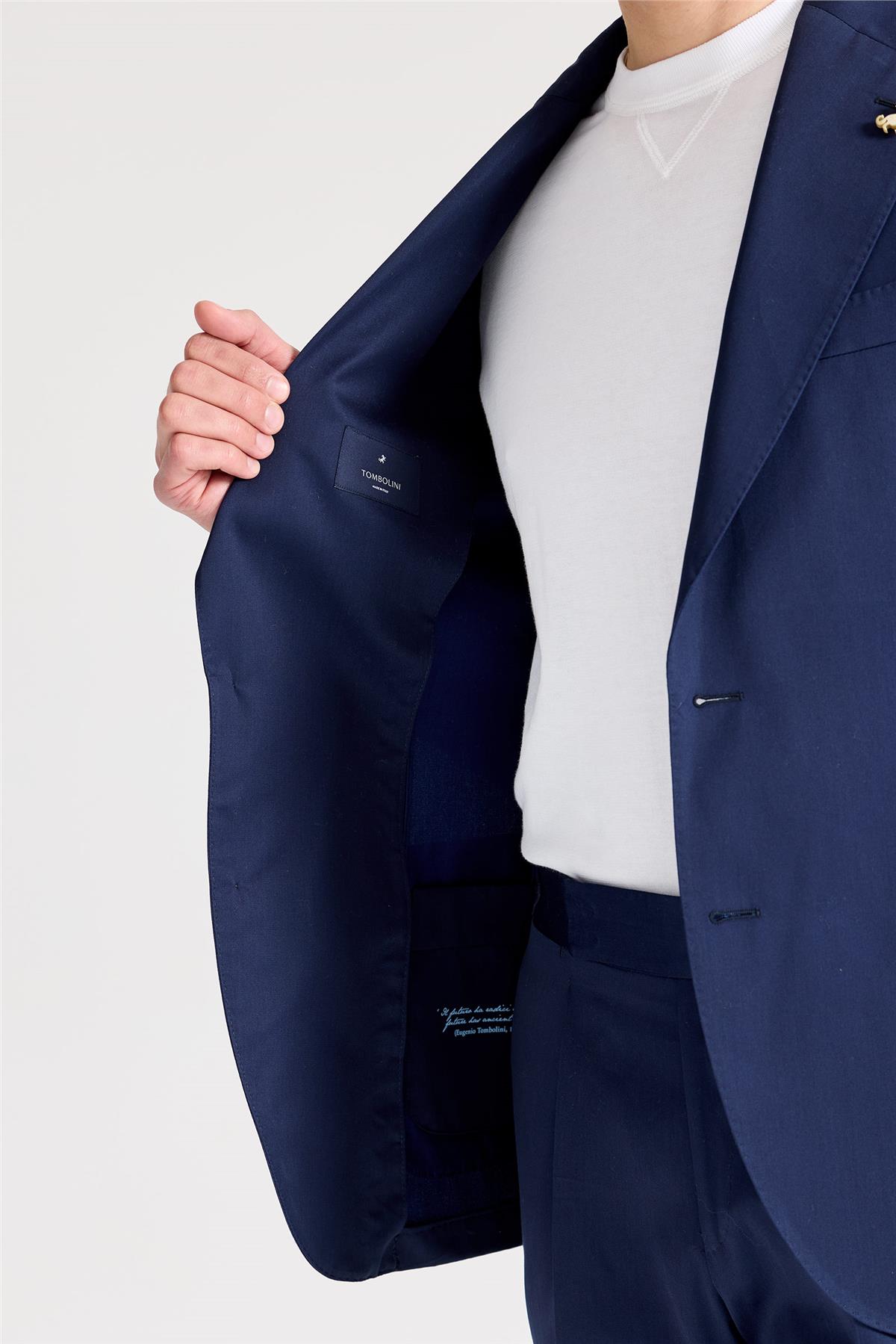 Lacivert Pamuk Takım Elbise