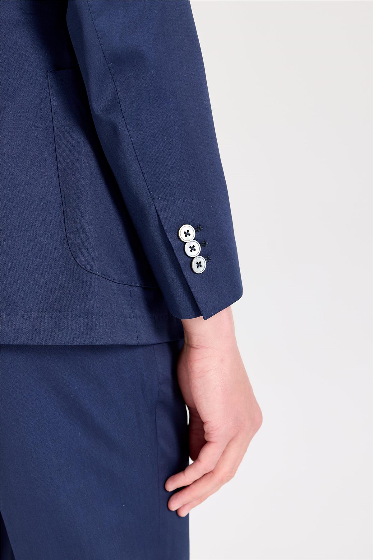 Lacivert Pamuk Takım Elbise