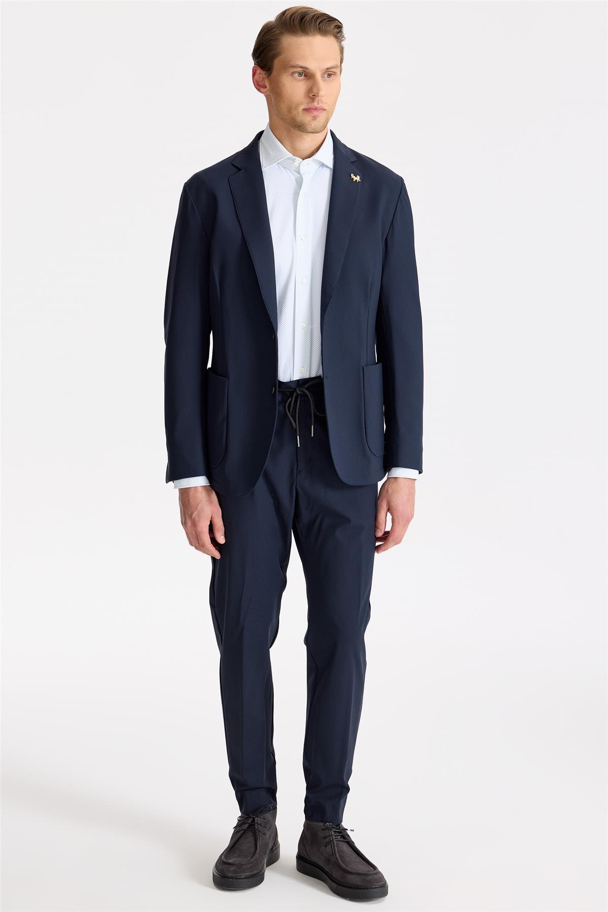 Lacivert Running Spor Takım Elbise