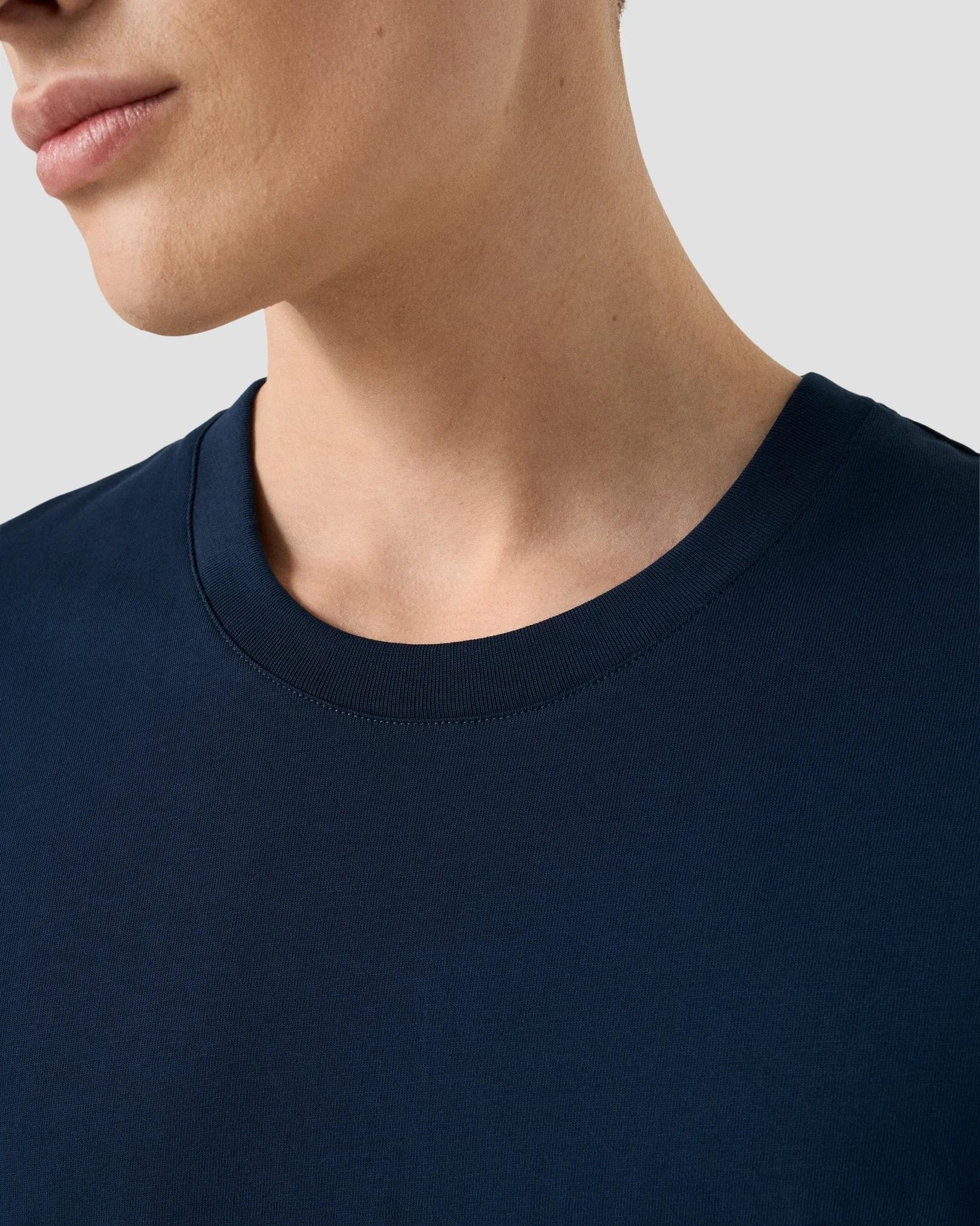 Lacivert Supima Pamuk T-Shirt