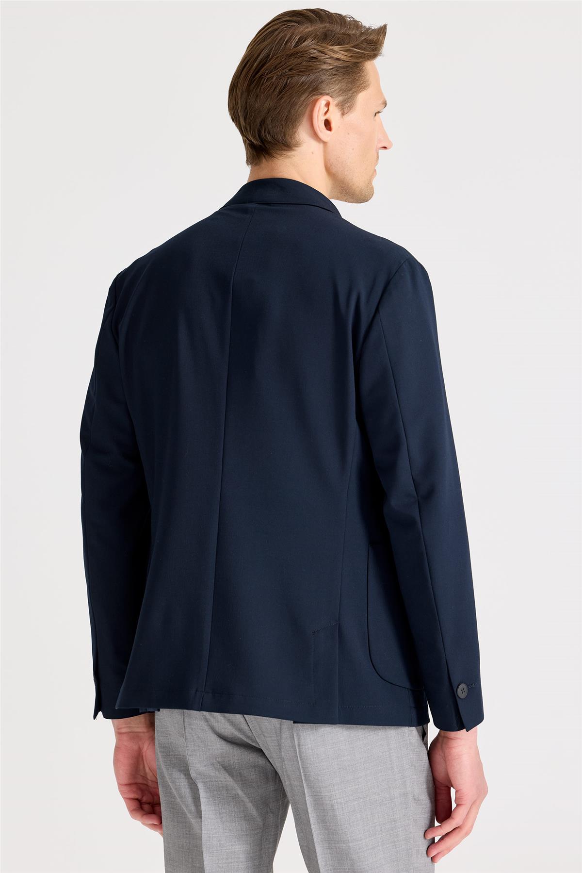 Lacivert Teknik Ceket