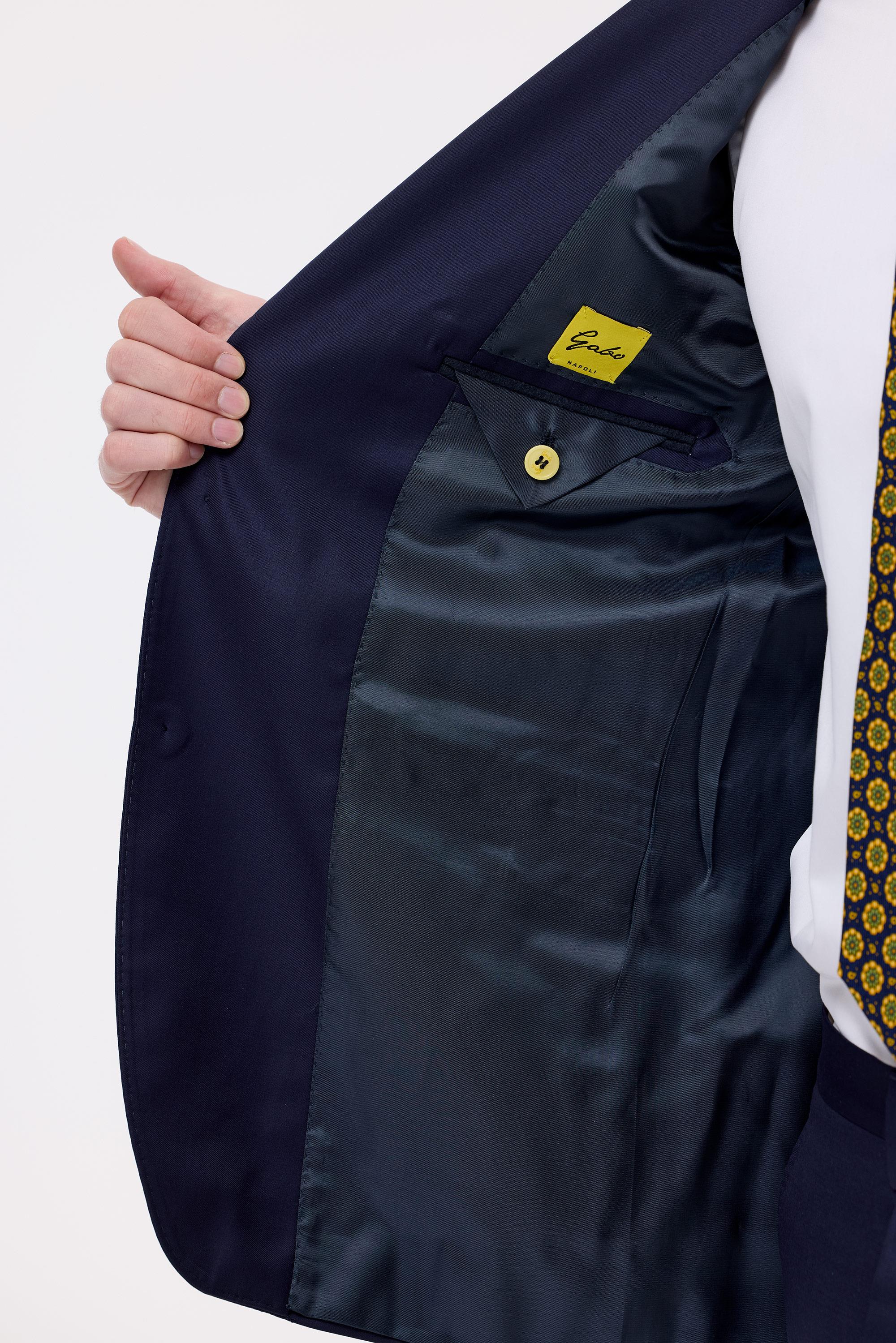 Lacivert Yün Kaşmir Takım Elbise