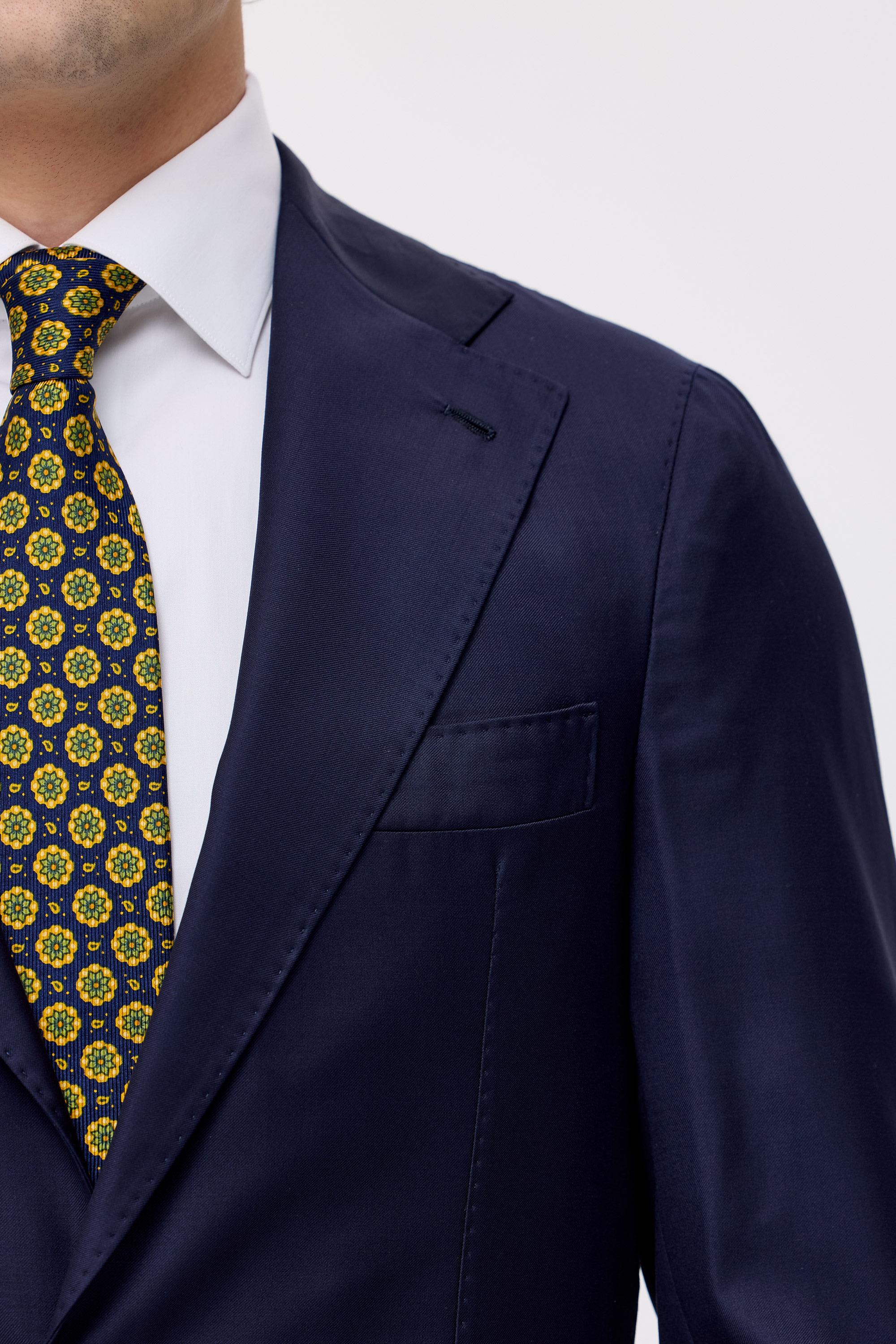 Lacivert Yün Kaşmir Takım Elbise