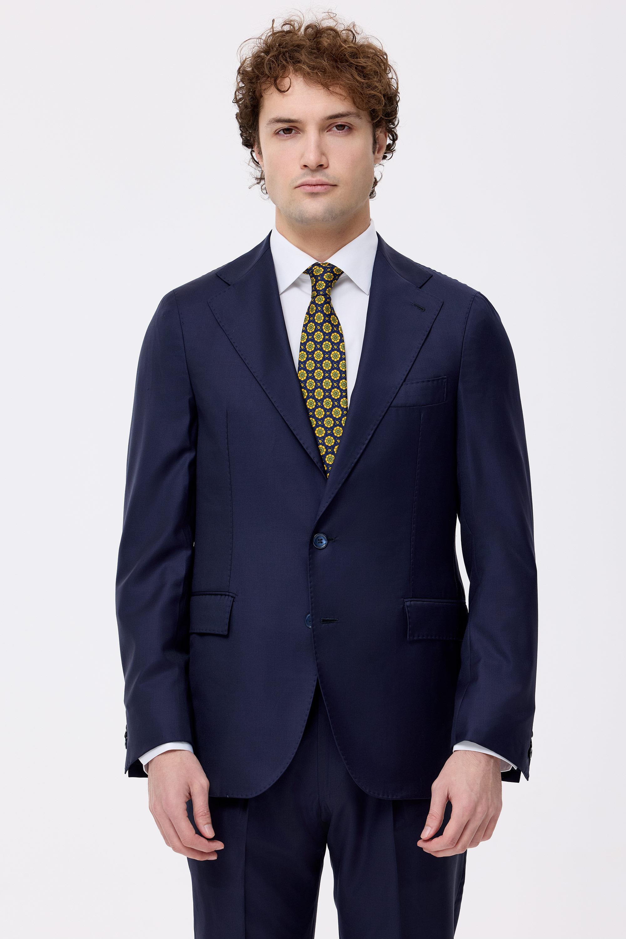 Lacivert Yün Kaşmir Takım Elbise