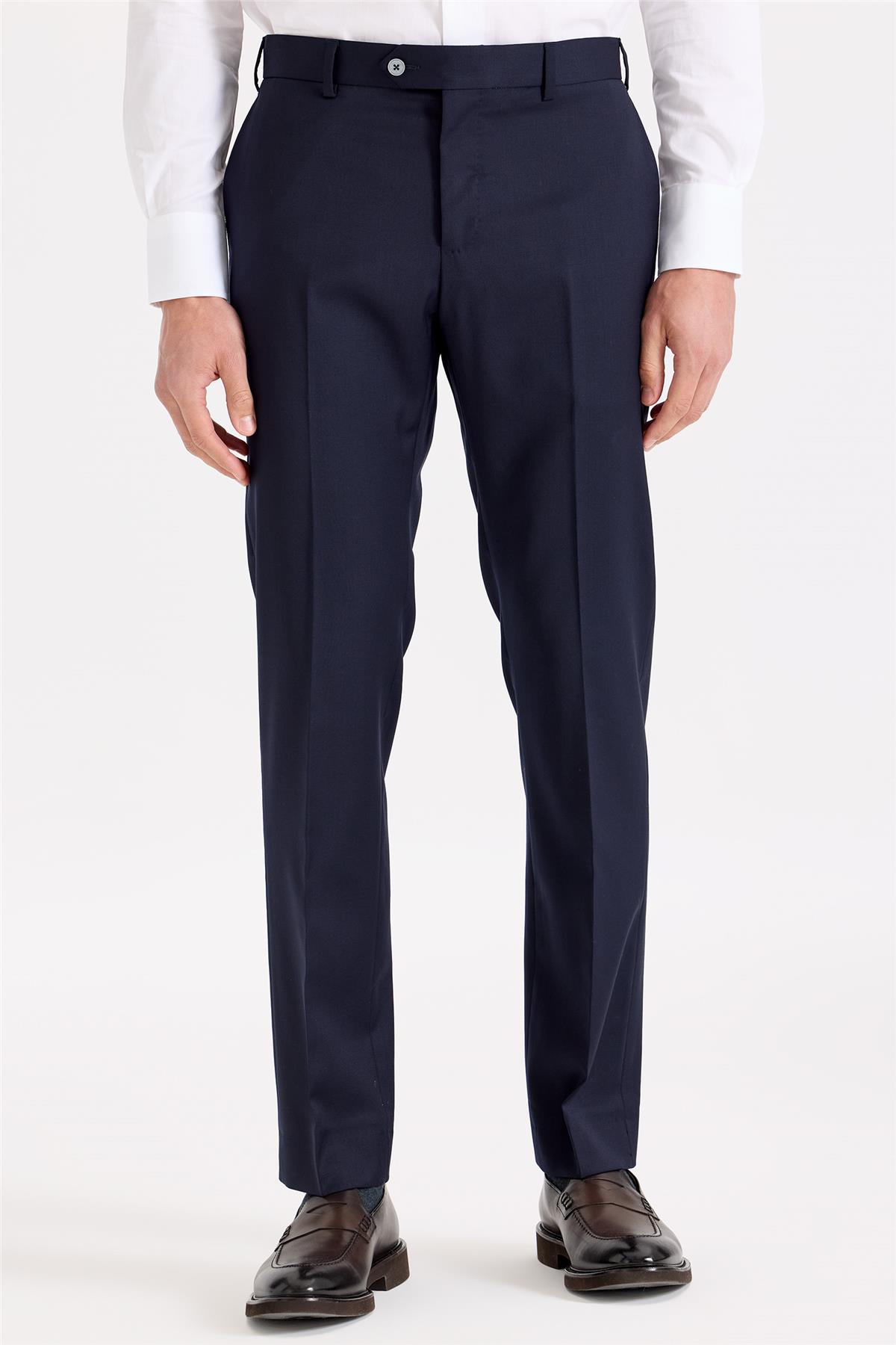 Lacivert Yün Takım Elbise