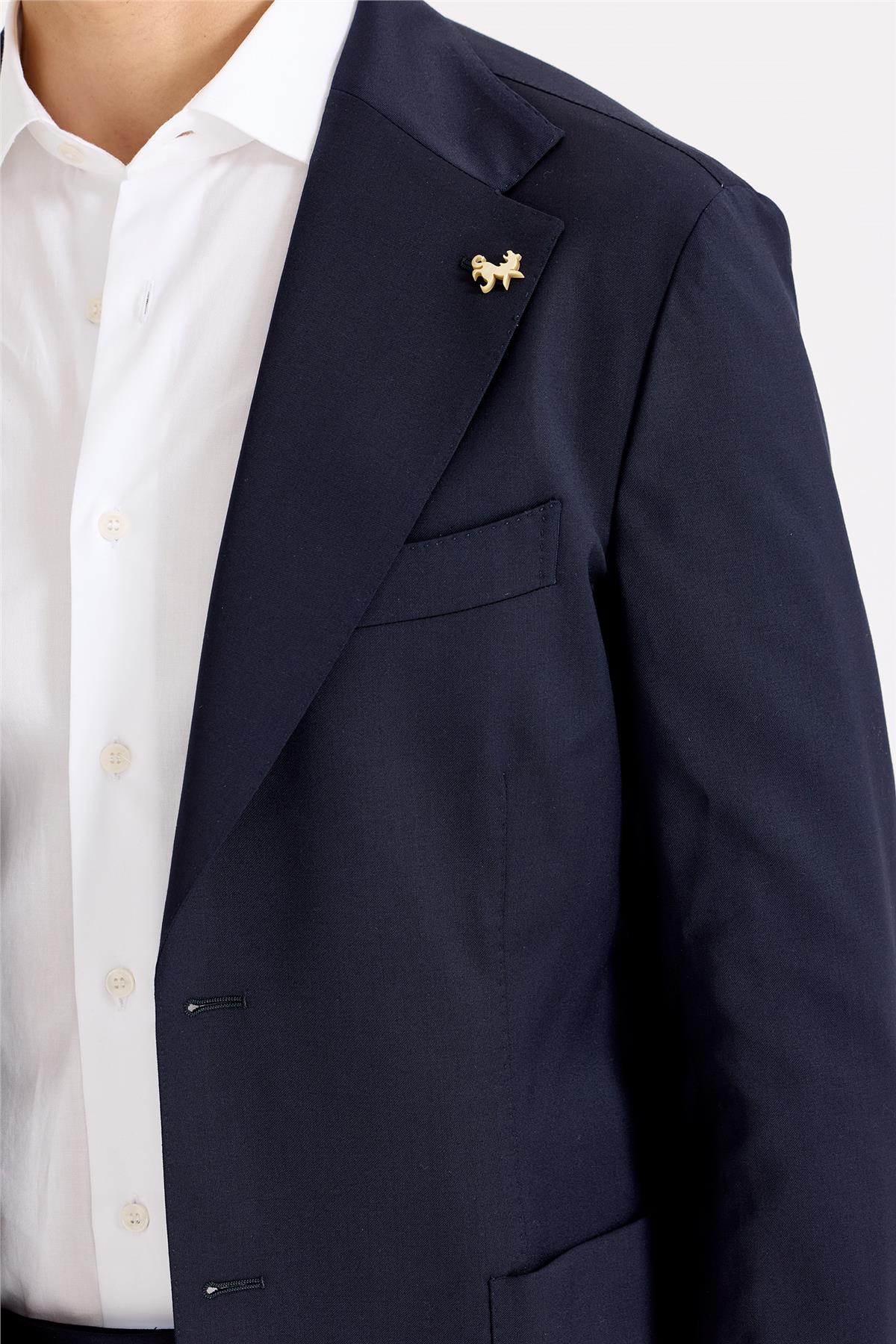 Lacivert Yün Takım Elbise