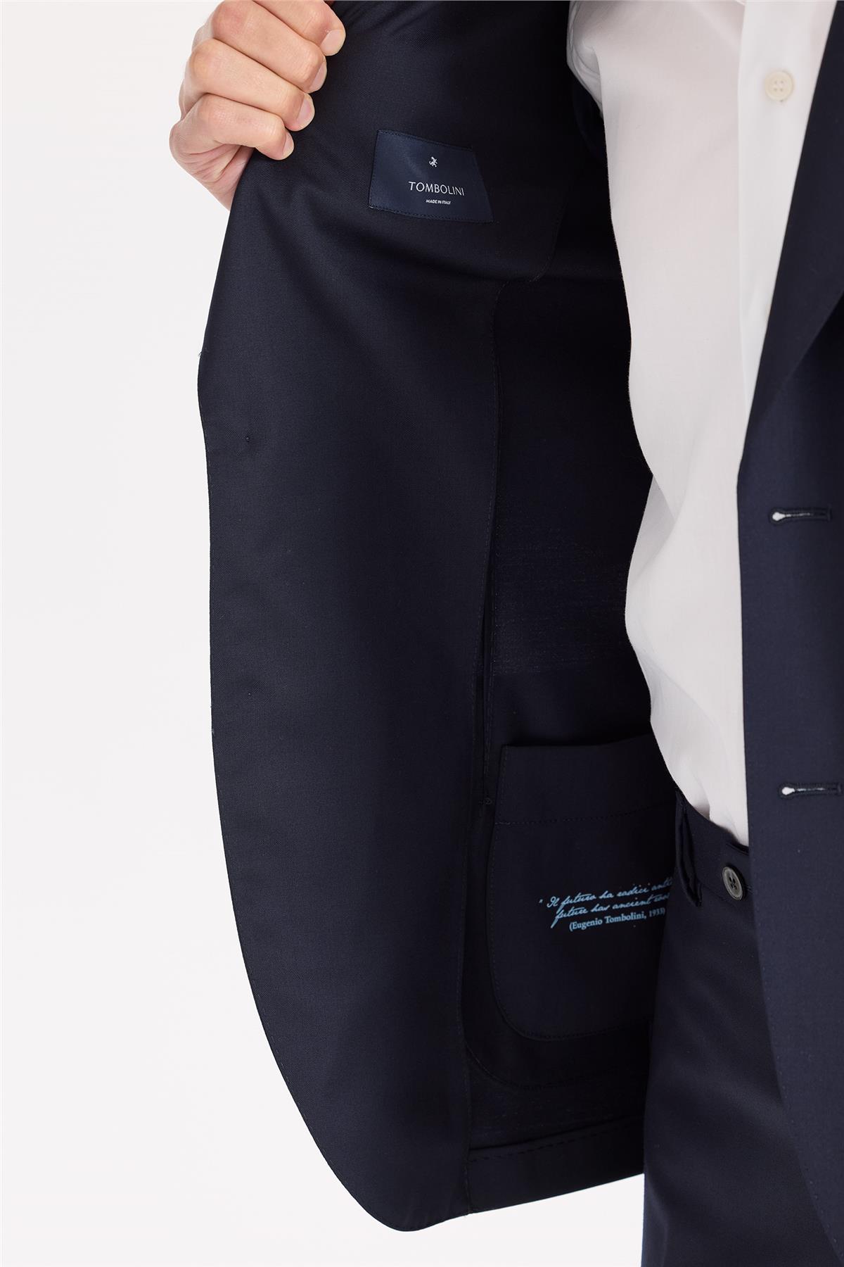 Lacivert Yün Takım Elbise