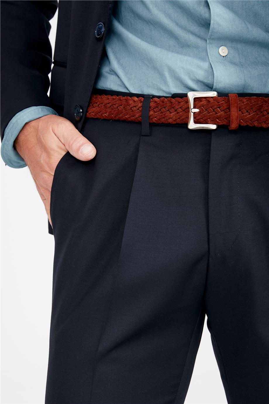 Lacivert Yün Takım Elbise