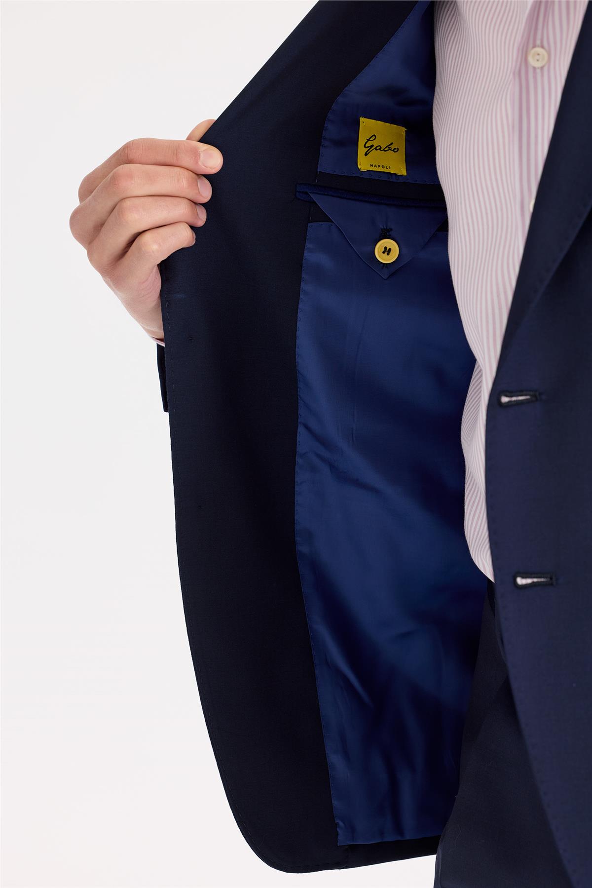 Lacivert Yün Takım Elbise