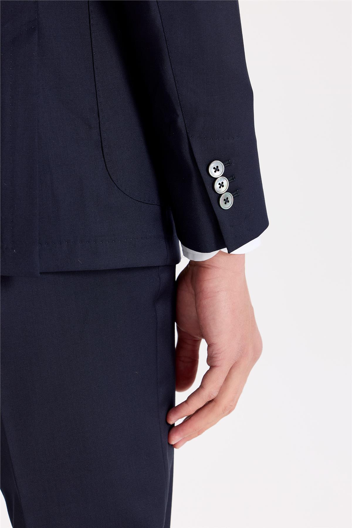 Lacivert Yün Takım Elbise