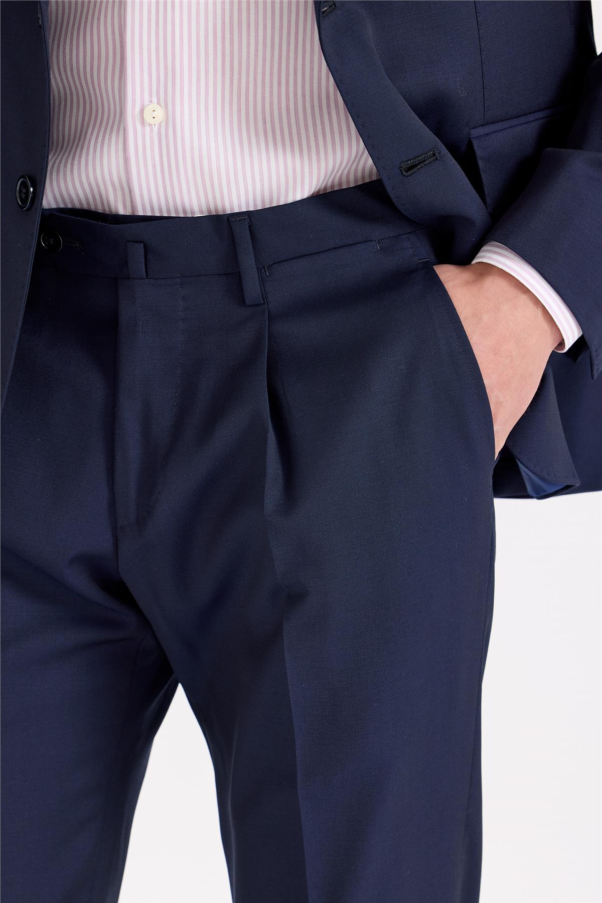 Lacivert Yün Takım Elbise