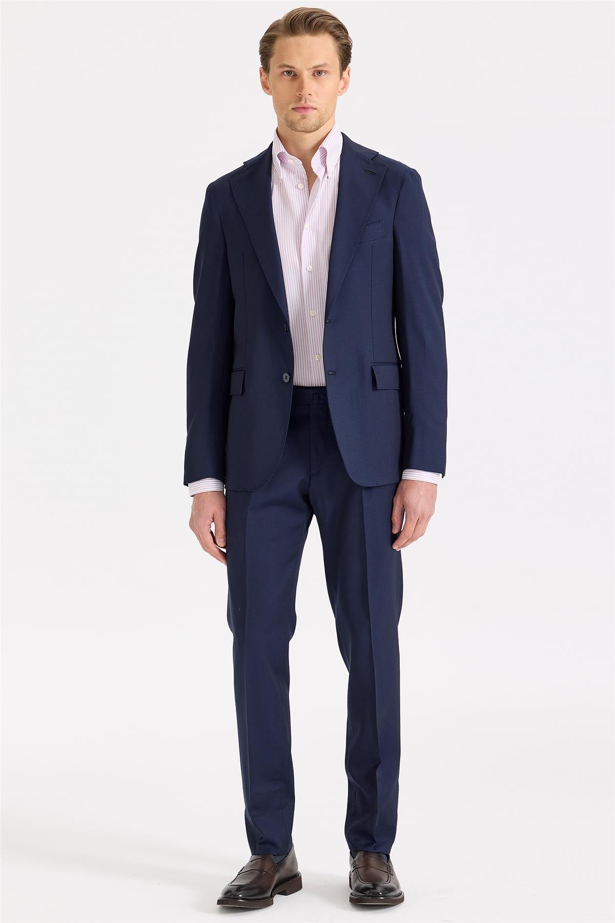 Lacivert Yün Takım Elbise