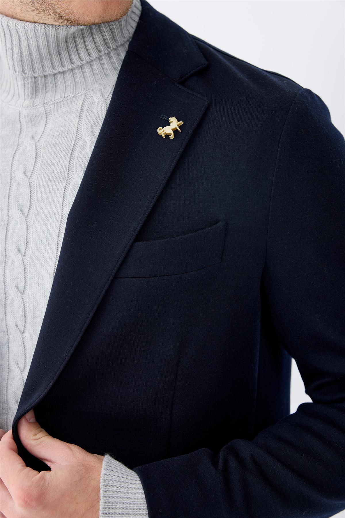 Lacivert Zero Gravity Yün Ceket 