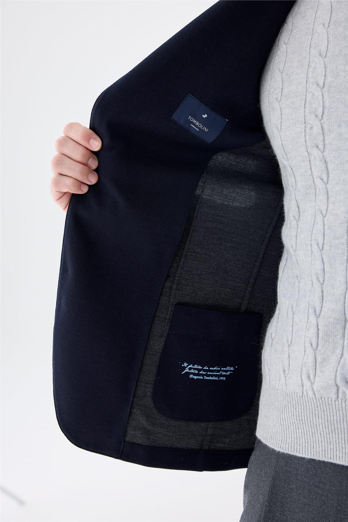 Lacivert Zero Gravity Yün Ceket 